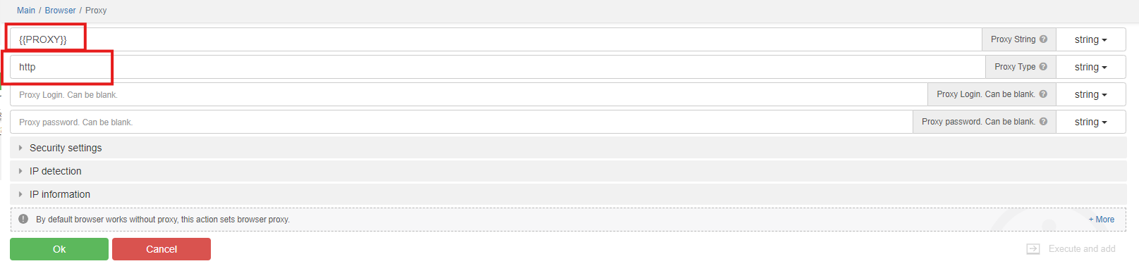 How to apply proxy in Browser Automation Studio